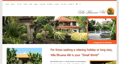 Desktop Screenshot of bhuanaalitvilla.com
